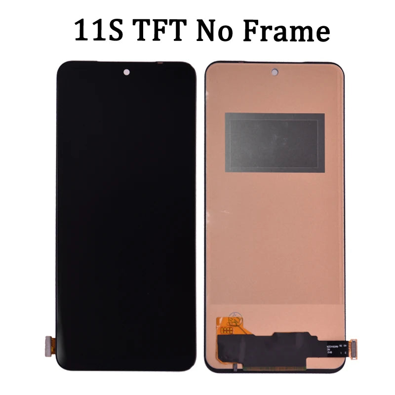 For Xiaomi Redmi Note 11 LCD Display Note 11 2201117TG Screen Touch Glass Digitizer For Redmi Note 11S LCD With Frame