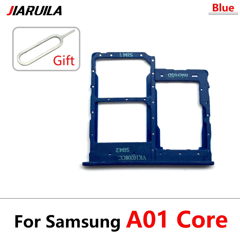 Bandeja Porta Doble Tarjeta SIM / SD (Repuesto con Pin) para Samsung Galaxy A01 Core / A02 / A11