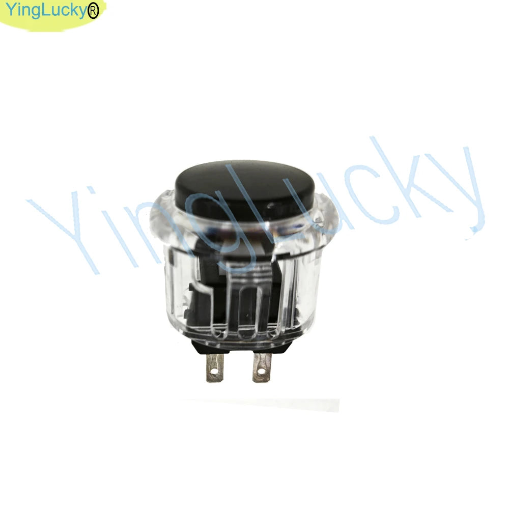 Botón Pulsador Arcade Transparente (30mm/24mm) Reemplazo para Máquina Arcade (1 Unidad)