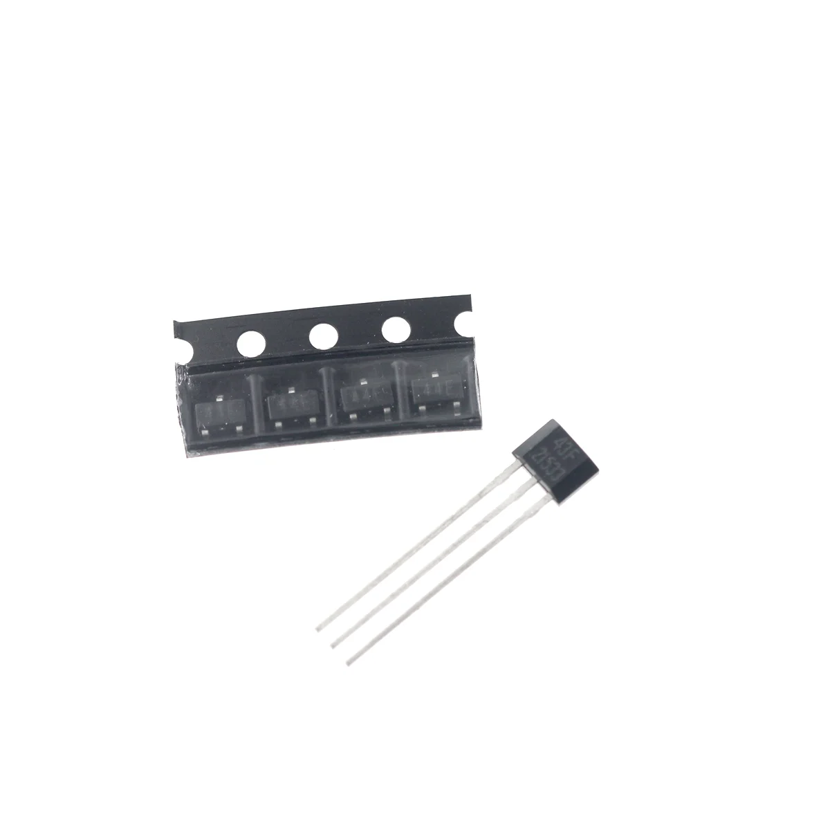 Sensor Efecto Hall SMD - Varios Tipos (41F, 43F, 44E, 49E, 3144, OH137, etc.) - Lote 50 Piezas
