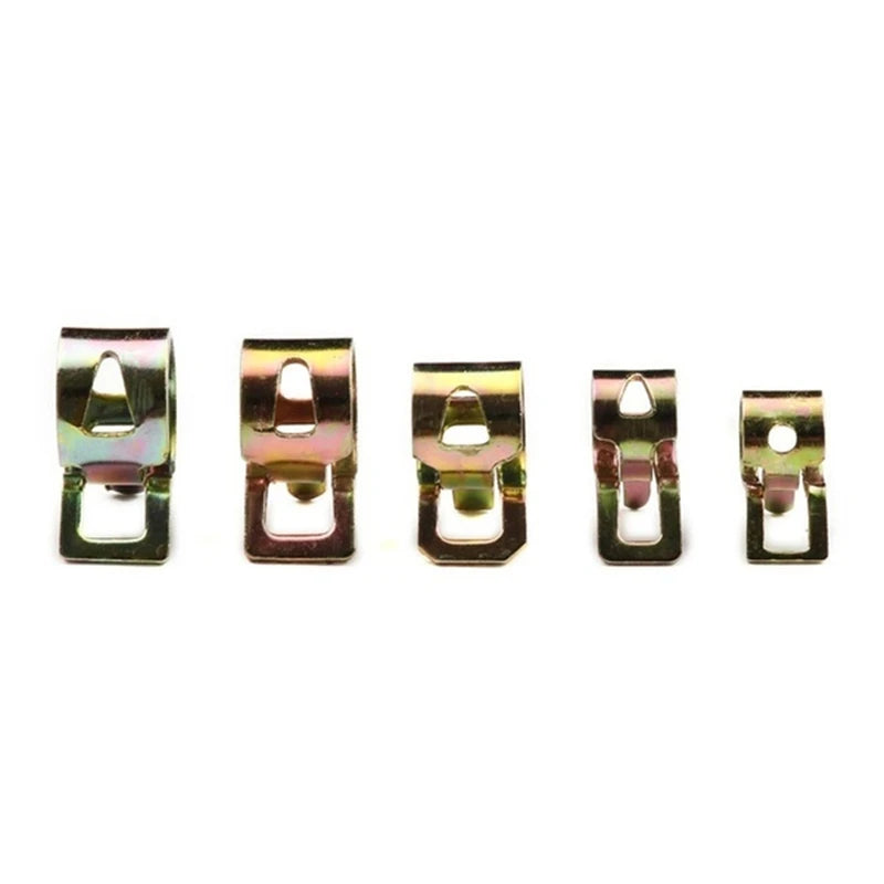 Kit Abrazaderas Resorte para Manguera Vacío/Silicona/Combustible (6/7/8/9/10mm) Automotriz (80 Piezas)