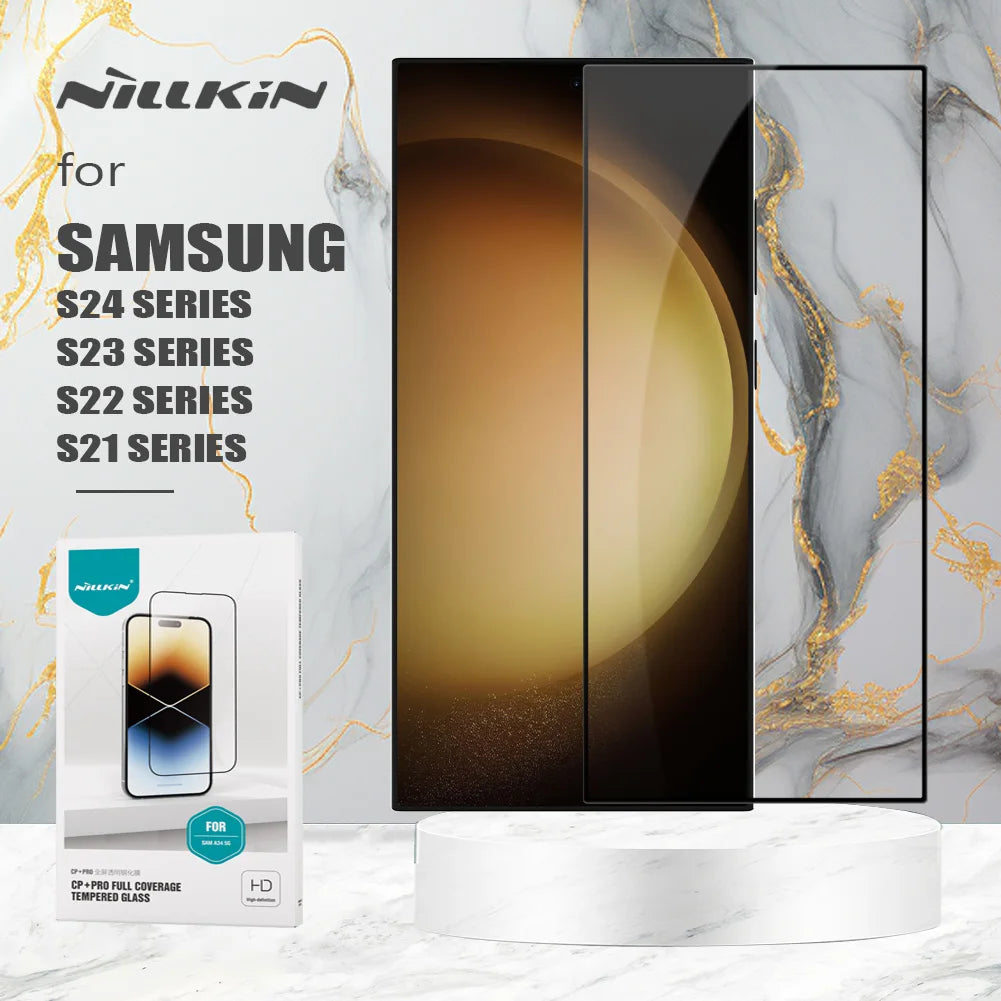 Protector Pantalla Cristal Templado CP+ PRO para Samsung Galaxy S20 FE/S21/S22/S23/S24 Ultra/Plus (Nillkin) (Nota: Mantuve marca por si es relevante)