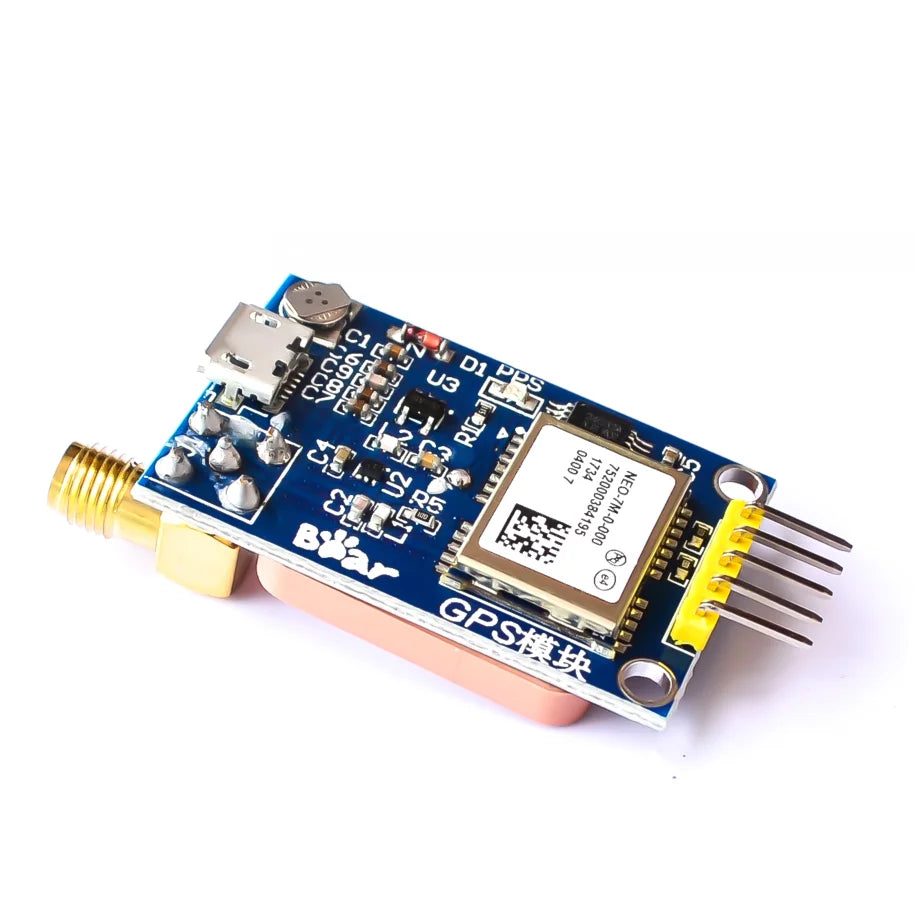 Placa Desarrollo Módulo Posicionamiento Satelital GPS NEO-6M / NEO-7M / NEO-8M para Arduino/STM32/C51/MCU