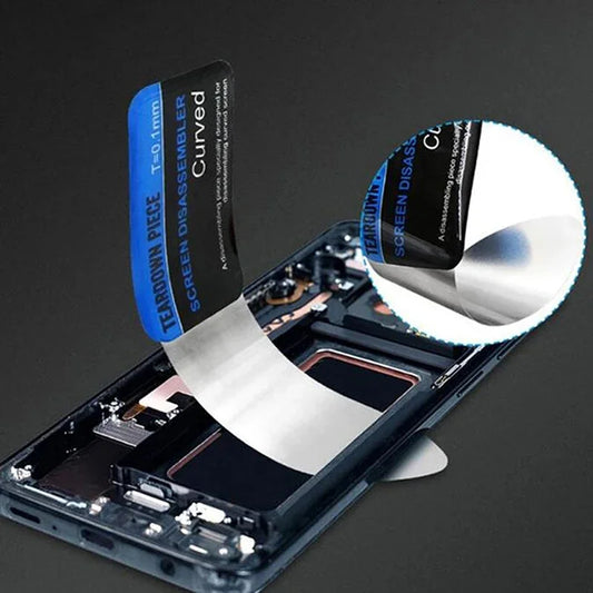 Herramienta Metálica Spudger Palanca Apertura Pantalla LCD Curva Teléfono Móvil (Ultra Delgada Flexible Desmontaje) (1 Unidad)