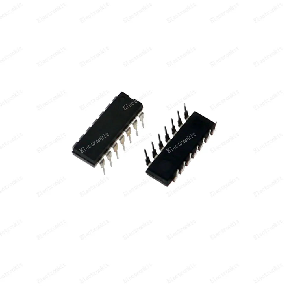 Kit 50 Pcs (10 Valores x 5 Pcs) Chips IC DIP Surtidos Caja (Serie 74HCxx)