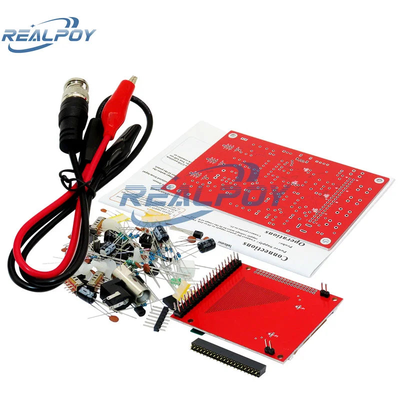 Kit DIY Osciloscopio Digital DSO138 con Pantalla TFT 2.4" y Carcasa Acrílica para Arduino