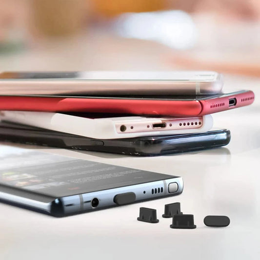Tapón Antipolvo Silicona para Puerto Carga USB Tipo C Teléfono Samsung/Xiaomi/Huawei (Protector) (10/30/50 Unidades)