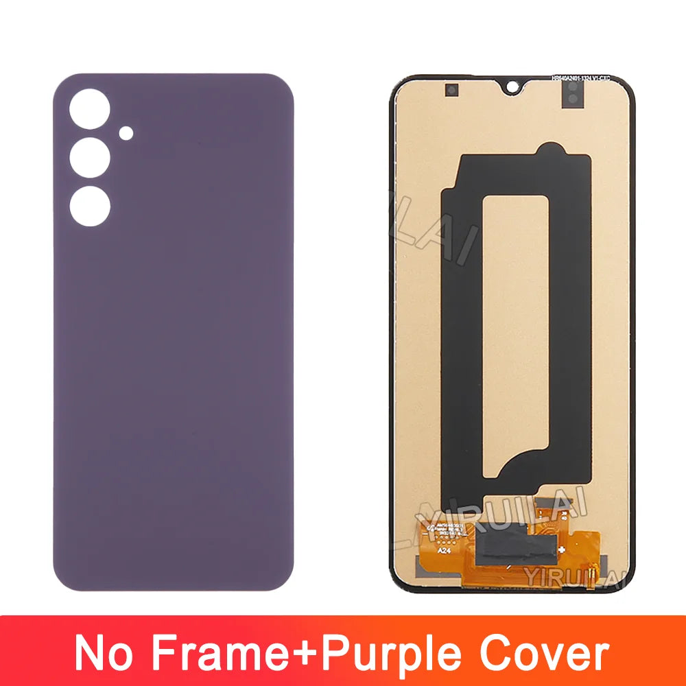 Pantalla de prueba TFT A24, para Samsung Galaxy A24 4G pantalla LCD SM-A245F reemplazo de pantalla táctil para pantalla Samsung A24 con marco