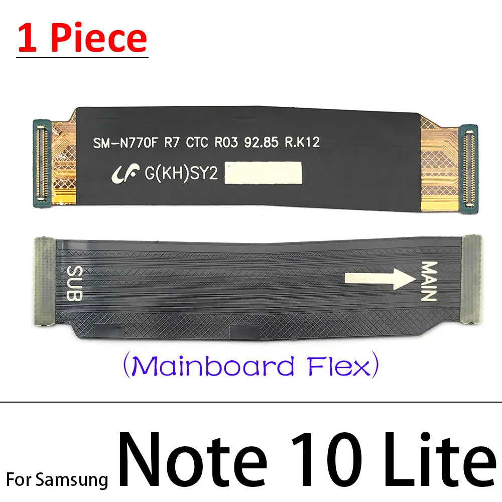 Cable Flex Conexión Múltiple (Puerto Carga, Placa Base, LCD) para Samsung Note 10 Lite/Note 20/S10 Plus/S20 FE (Nota: Verificar parte exacta)