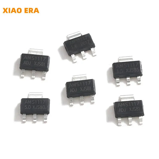 Regulador Voltaje LDO / Transistor SMD SOT-223 - Varios Modelos (BCP56, LM1117, etc.) - Lote 10 Piezas