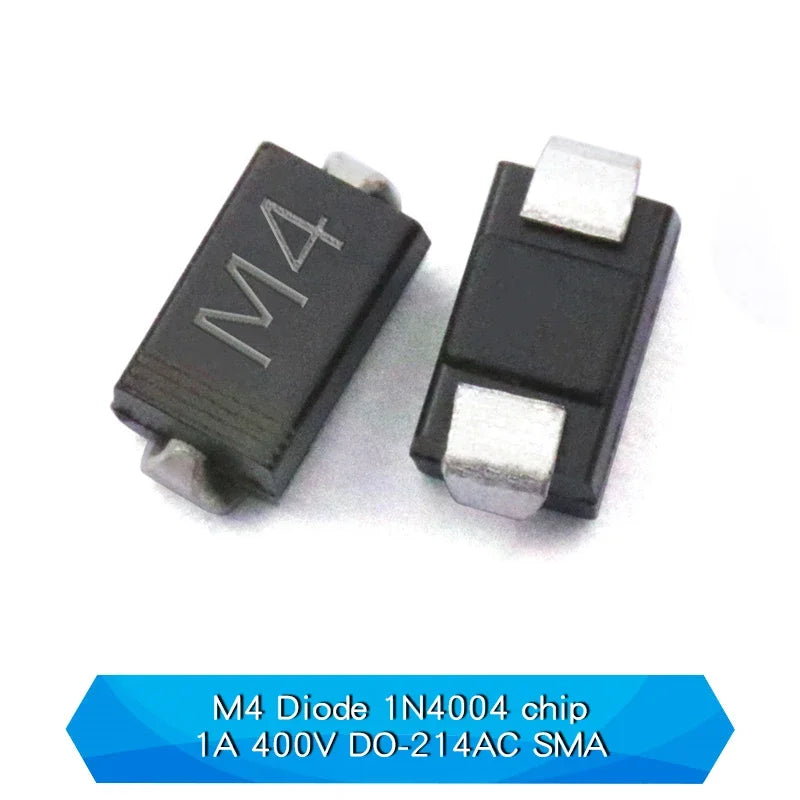 Kit Surtido Diodos SMD Rectificadores (M1, M4, M7) y Schottky - 100 Piezas