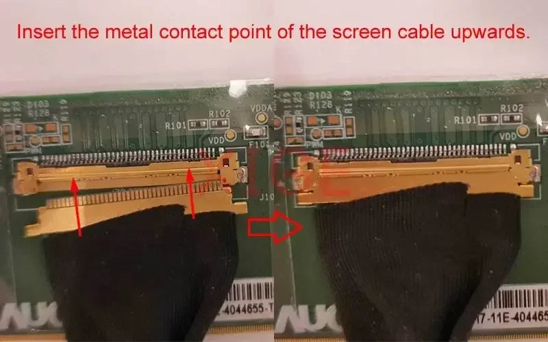 Kit Placa Controladora LVDS para Panel 15.6" B156XW02 V0-V7 (1366x768) 40pin TV Analógica HDMI/VGA/AV/USB DIY