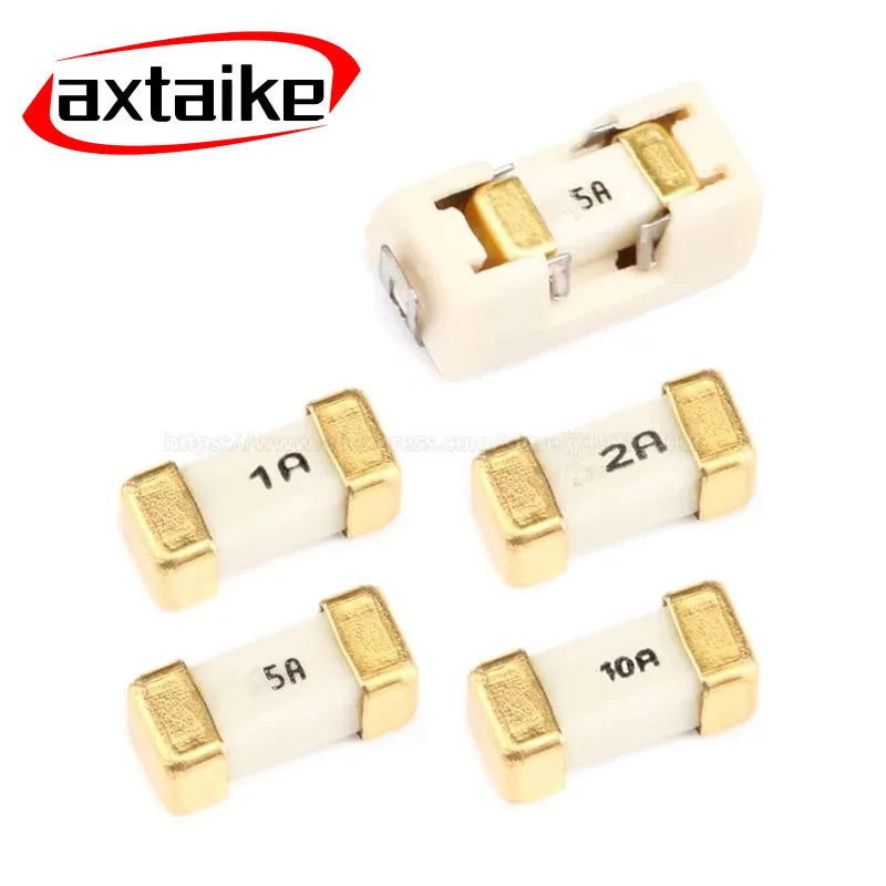 Fusible SMD Acción Rápida 1808 125V - Varios Valores (0.25A a 15A) - Lote 10 Piezas