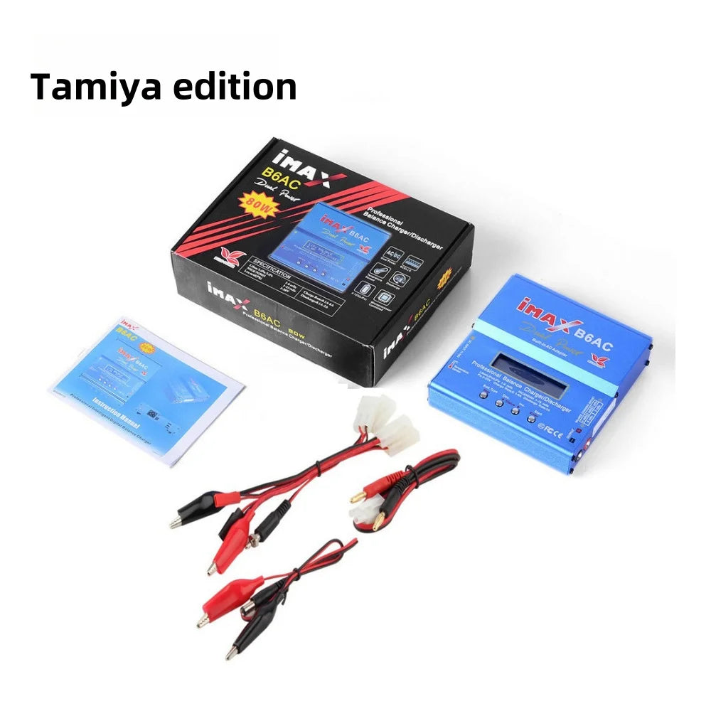 Imax B6 AC RC Charger 80W B6AC 6A Balance Charger Digital LCD Screen Li-ion LiFe Nimh Nicd PB Lipo Battery Discharger