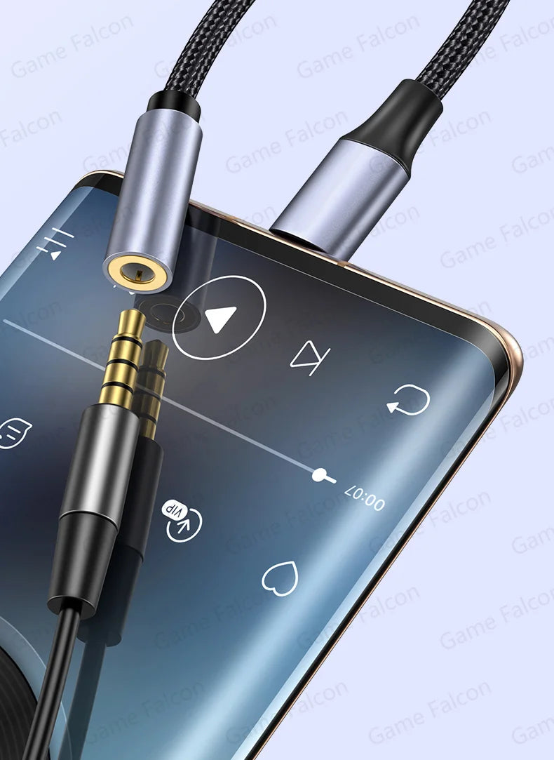 Adaptador Audio Original USB-C a Jack 3.5mm para Samsung Galaxy S23/S22/S21 Ultra/S20/Note 20/10+/Tab