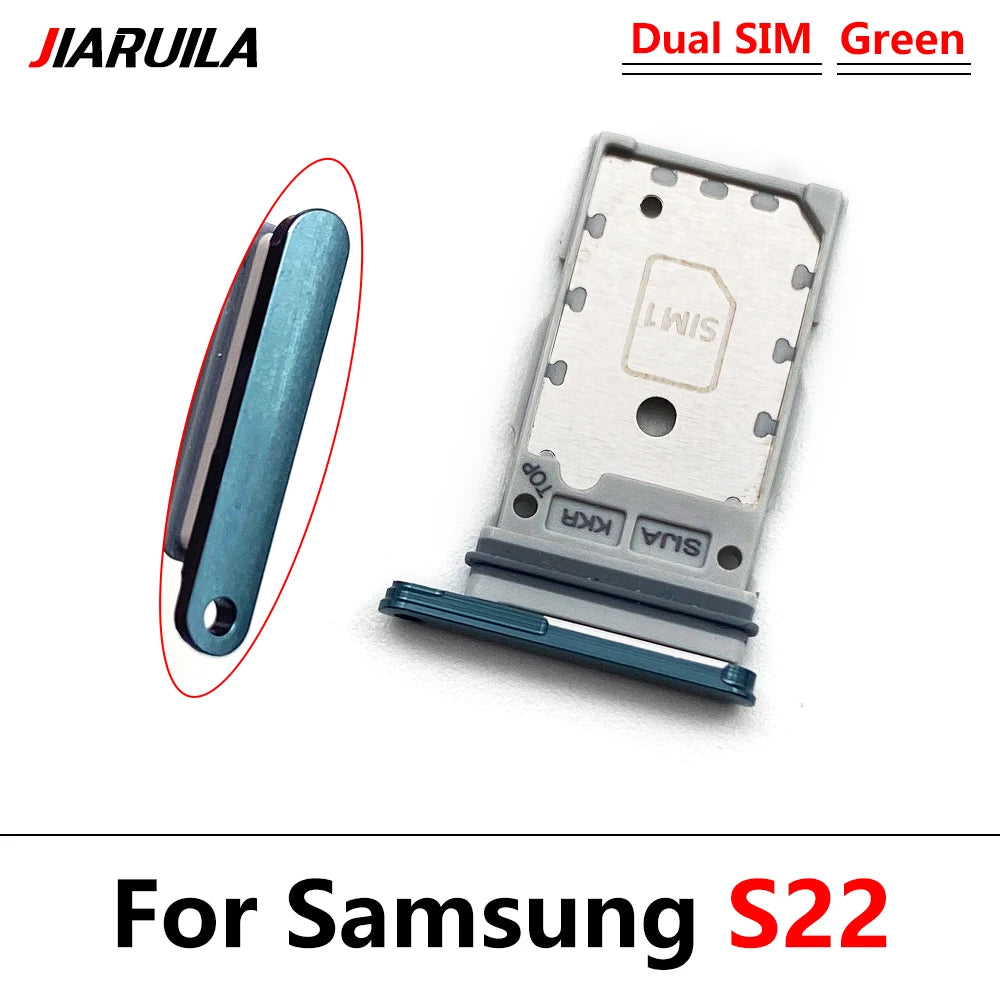 Bandeja Porta SIM/SD Card para Samsung S22 / S22 Plus / S22 Ultra - Repuesto Adaptador + Pin