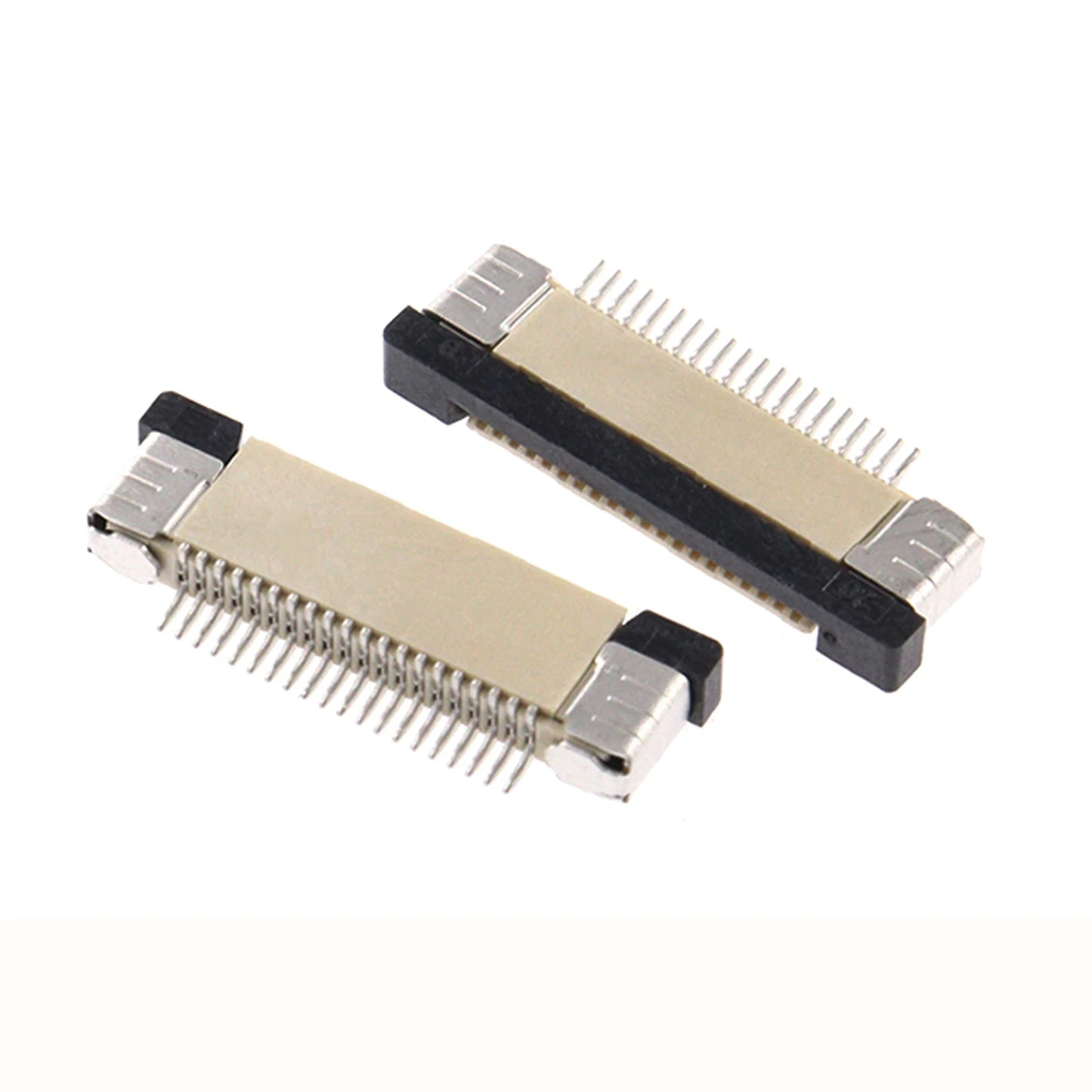 10pcs 0.5mm Pitch FPC Flat Flexible Cable FFC Connector 4P 5 6 8 9 10 12 14 16 20 22 24 30 32 34 40 45 50 60 Pin Top Contact SMT