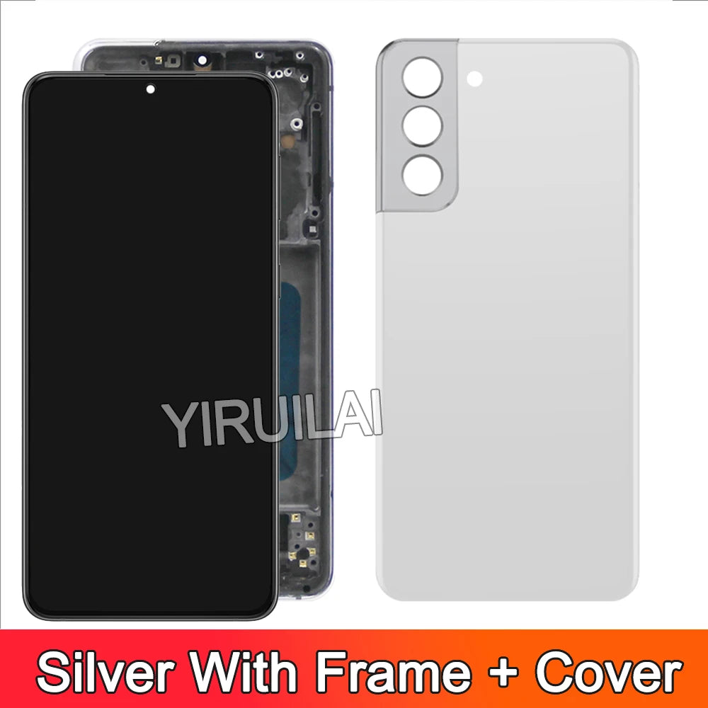 Pantalla LCD Probada con Marco para Samsung Galaxy S21 5G (Digitalizador Táctil)