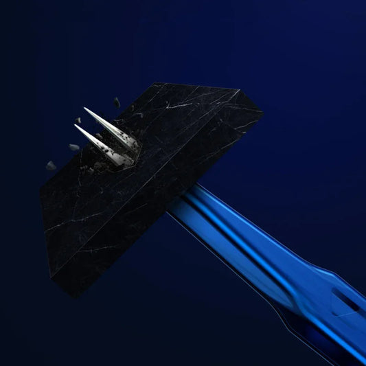 Pinzas Acero Inoxidable MECHANIC Aac-14 Alta Precisión (8 Agujeros Disipación Calor) para Reparación Teléfono (Clip Soldadura Punto Cable Volador)