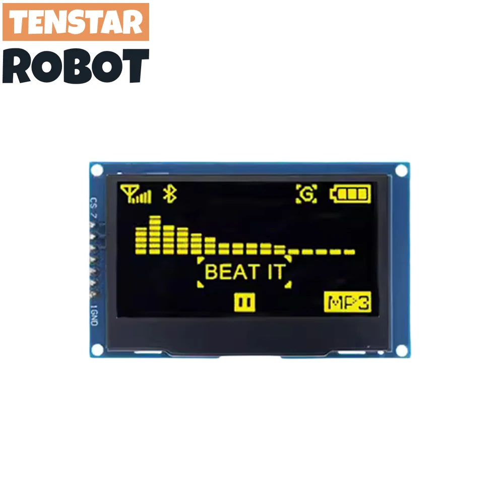 OLED 2.4" 2.42 Inch 128x64 LCD Display SSD1309 12864 4 Pin IIC I2C SPI Serial Interface