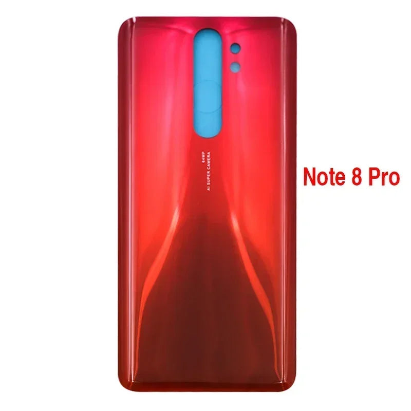 Tapa Trasera Batería Panel Vidrio 3D Carcasa con Adhesivo para Xiaomi Redmi Note 8 / Note 8 Pro (Reemplazo)