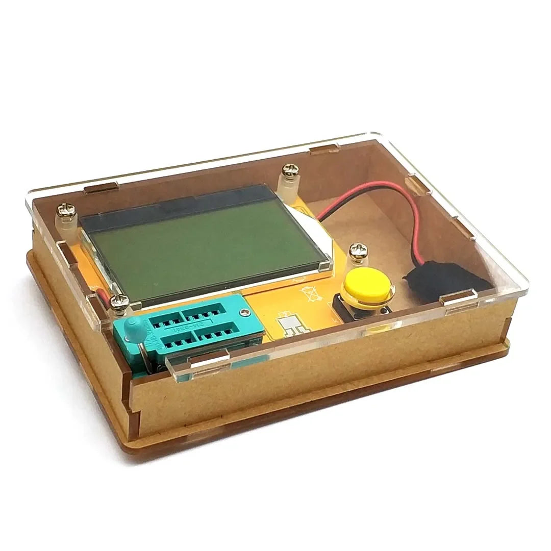 Tester Transistor ESR-Meter Mega328 Digital V2.68 (ESR-T4) - Medidor Diodo, Triodo, Capacitancia, MOS/PNP/NPN/LCR (Pantalla LCD 12864)