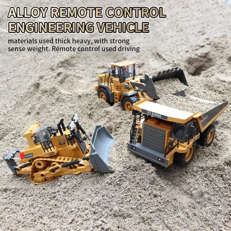 Auto Excavadora Todoterreno RC 4x4 a Batería (Drift, Acrobacias) Juguete Crawler Control Remoto para Niños Regalo