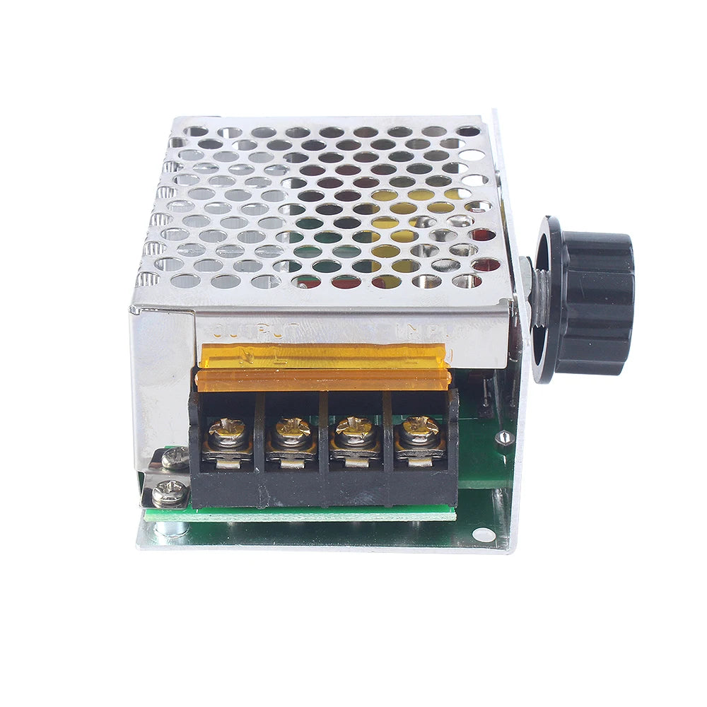 Regulador Voltaje AC 220V 2000W/4000W Tiristor Alta Potencia Dimmer Control Velocidad/Temperatura