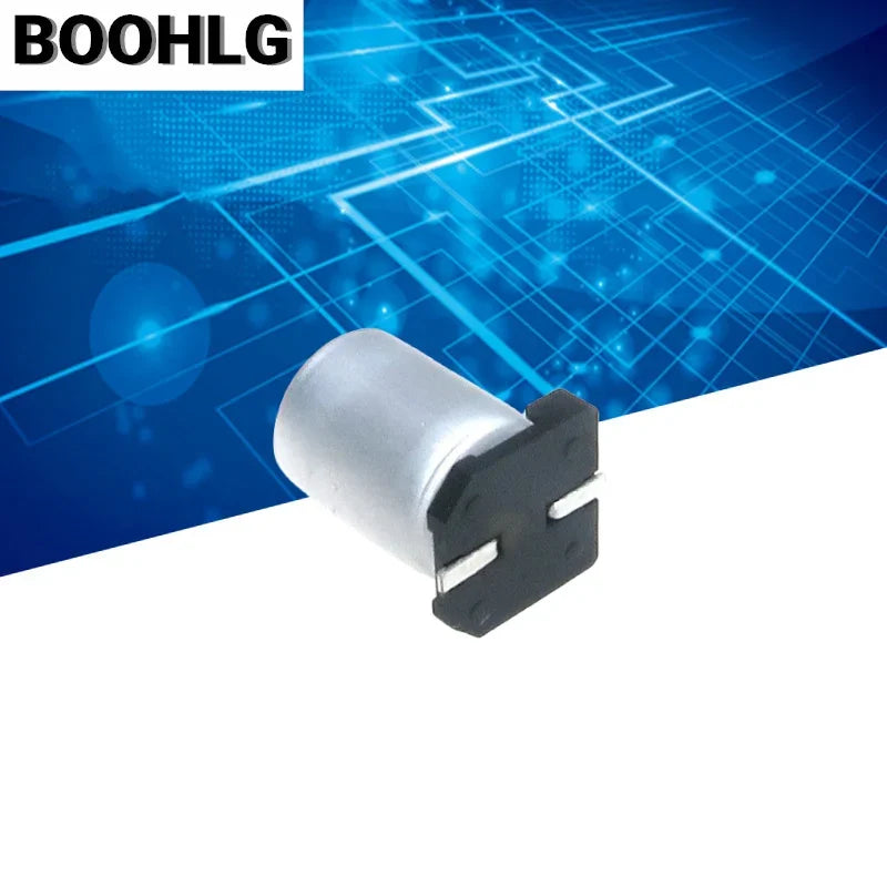 Capacitor Sólido Polímero Chip (820uF, 2.5V, 8x10mm) - Pack 10 Unidades