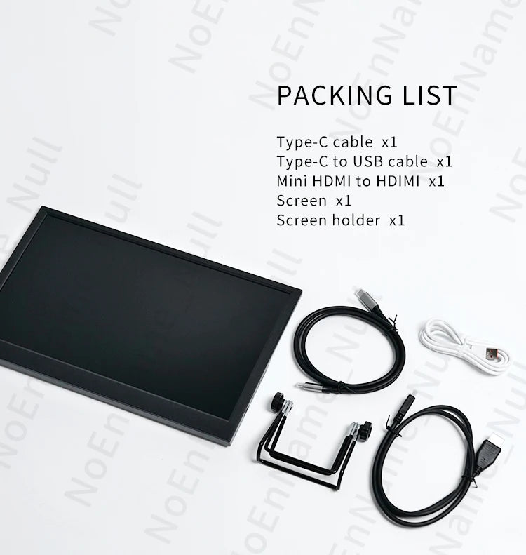 Monitor Portátil 11.6" (1366x768) LCD TFT - Pantalla Gaming para PC/Raspberry Pi/Laptop/PS4/Xbox/Switch (HDMI)