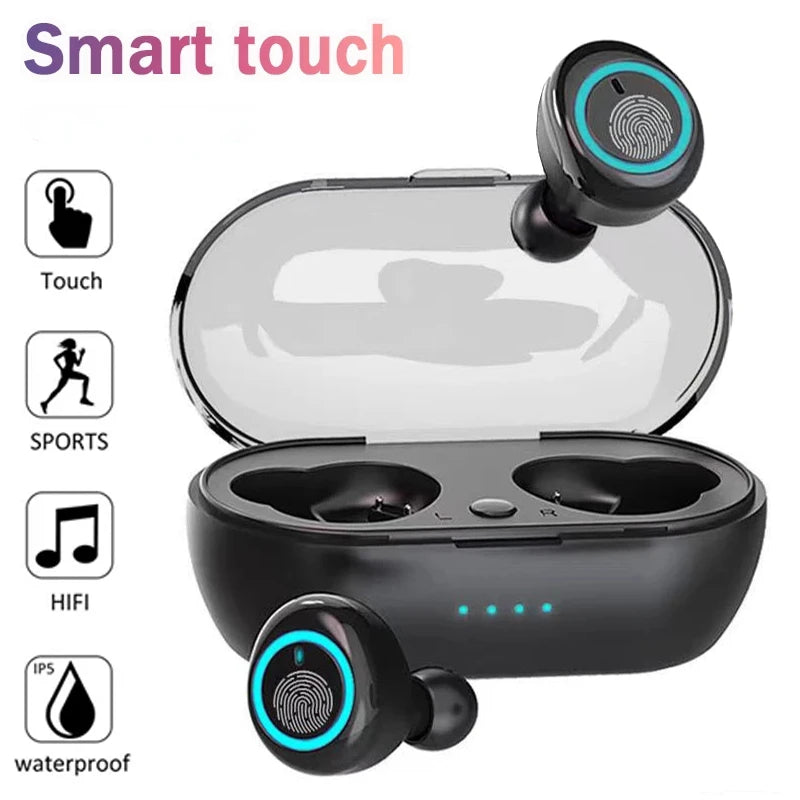 Auriculares Inalámbricos Y50 TWS Bluetooth Deportivos Gaming con Micrófono para Xiaomi/Huawei/LG
