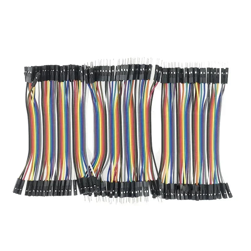 Cable Jumper Dupont (40 Unidades) Macho-Macho / Hembra-Hembra / Macho-Hembra para Arduino DIY Kit