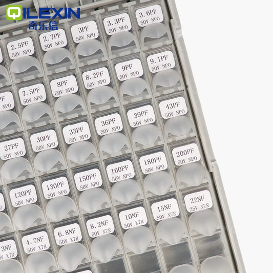 Kit Surtido Capacitores SMD en Caja (0402-1206, 80/90/92 Valores) Componentes DIY