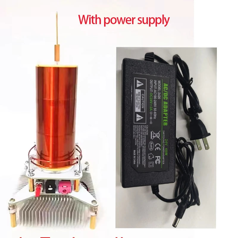 Kit DIY Bobina Tesla Musical Rotatoria con Molino Iónico Electrónico