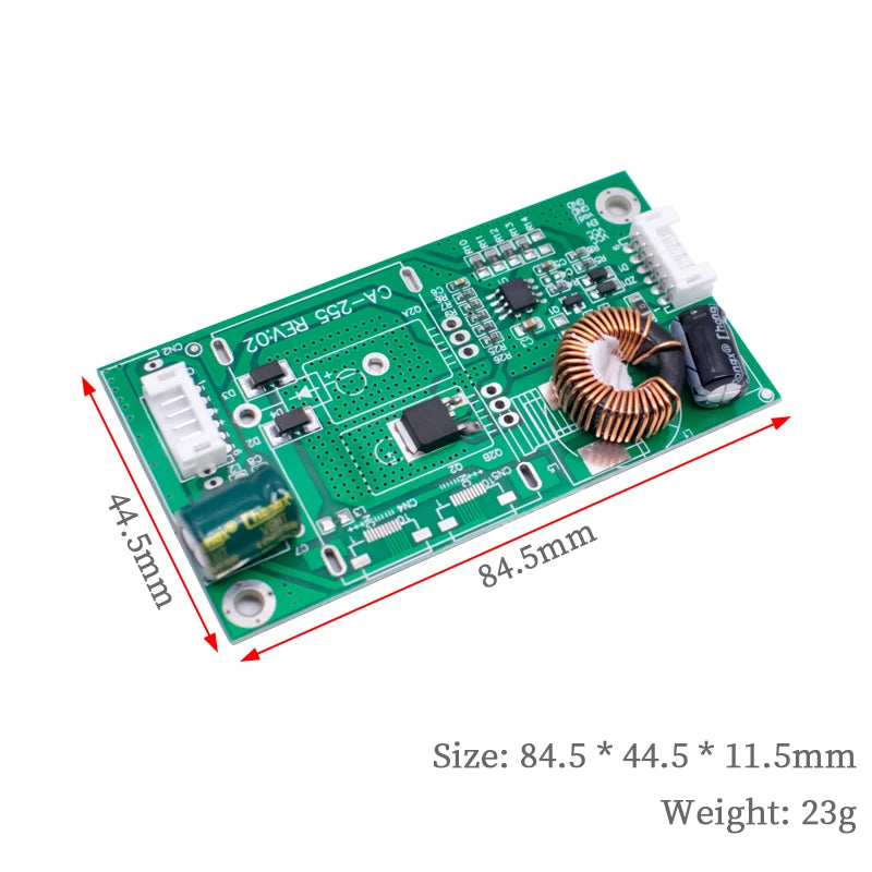 Placa Driver Backlight LED Universal CA-255 10-48" Inverter Boost Módulo Step-Up