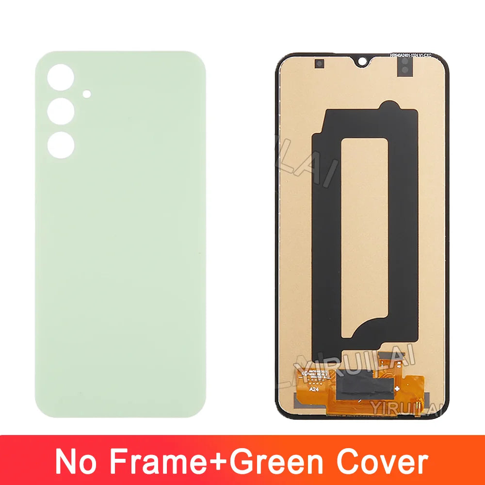 Pantalla de prueba TFT A24, para Samsung Galaxy A24 4G pantalla LCD SM-A245F reemplazo de pantalla táctil para pantalla Samsung A24 con marco