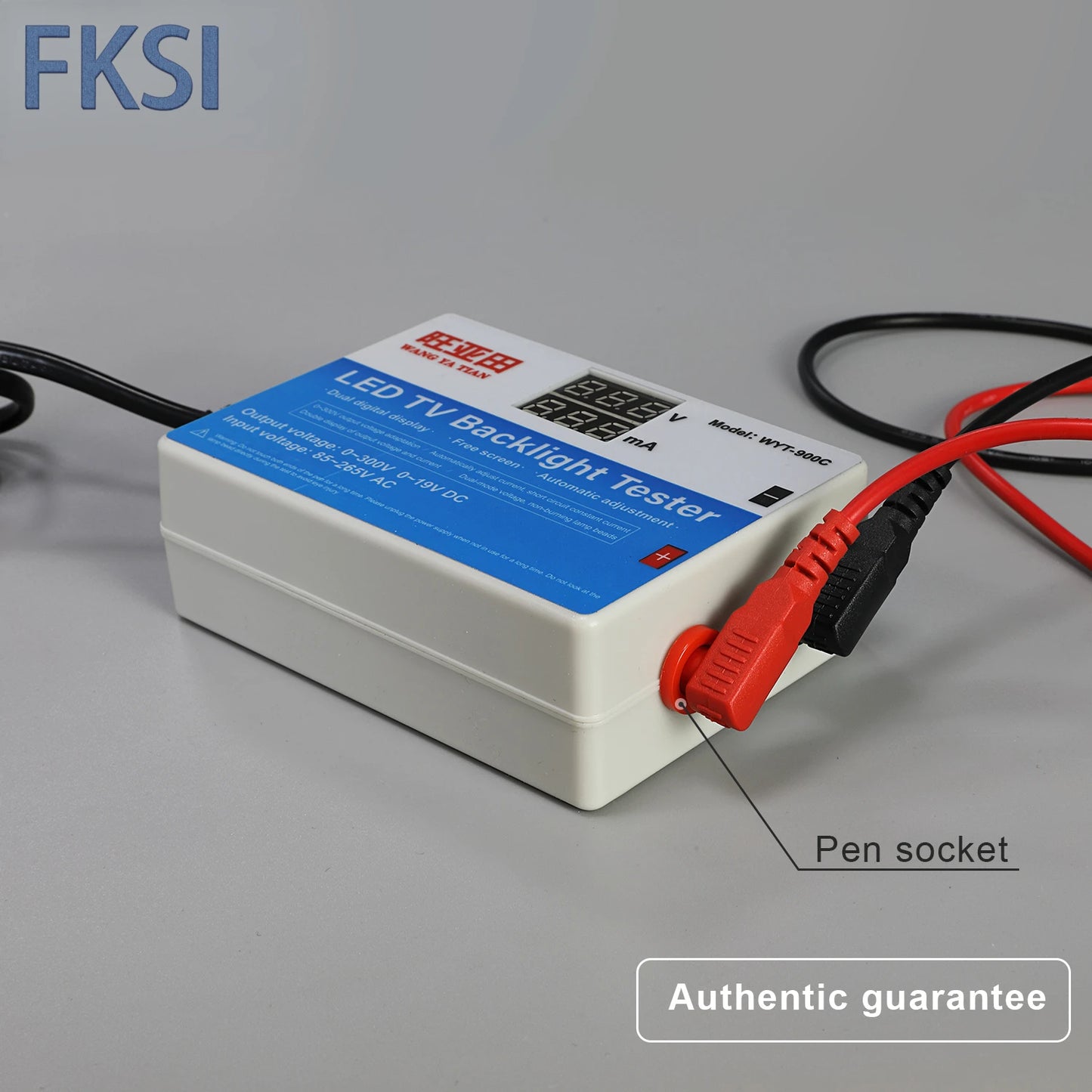 Tester Backlight LED TV (0-300V) con Display Voltaje/Corriente + Set Palancas Desarme