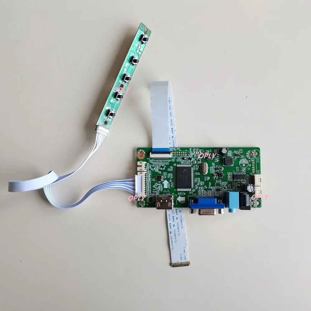 Kit Placa Controladora EDP para Panel 15.6" LP156WHB-TPA1/TPC1 (1366x768) 30pin HDMI/VGA Driver LED/LCD