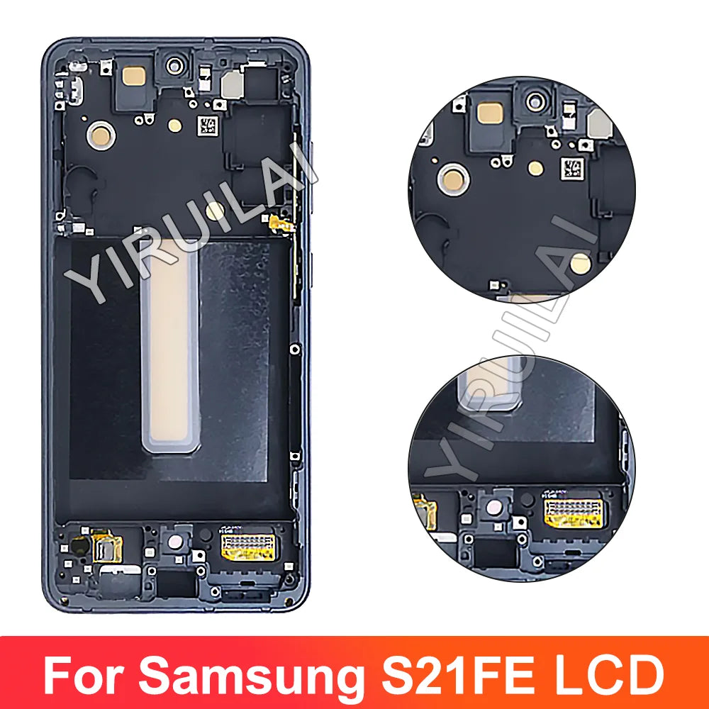 Pantalla TFT LCD con Marco y Digitalizador Táctil para Samsung Galaxy S21 FE 5G (G990B/G990U) (Probada)