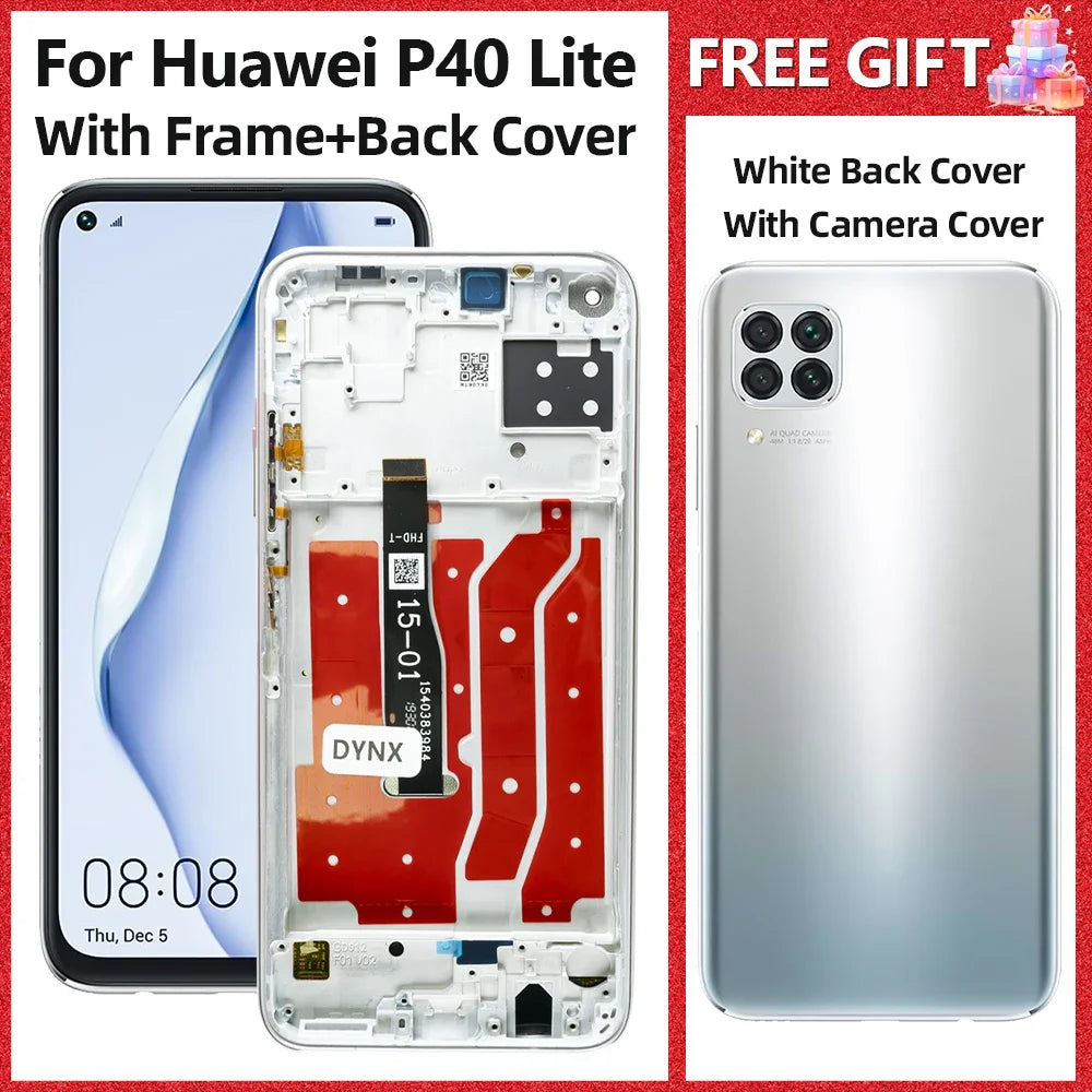 LCD For Huawei P40 Lite JNY-LX1 LCD 10 Touch Screen Replacement For Nova 7i JNY-LX2 P 40 Lite LCD Screen Nova 6 SE Display