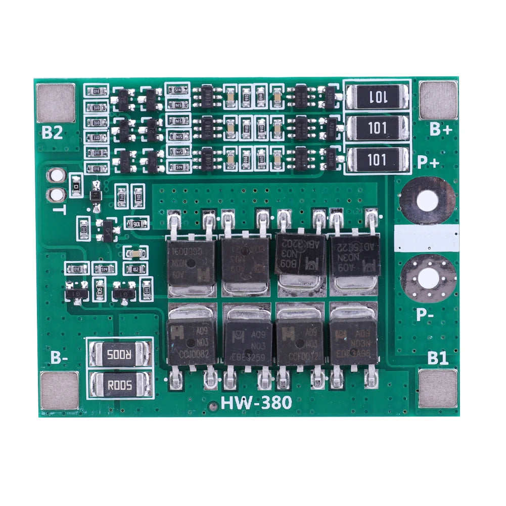 3S 4S 20A 40A 60A Li-ion Lithium Battery Charger Protection Board 18650 BMS Drill Motor 11.1V 12.6V/14.8V 16.8V Enhance/Balance