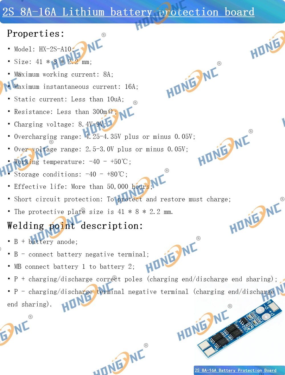 2S 5A / 8A 7.4V / 8.4V 18650 Lithium Battery Charger Board Li-ion Battery Charging BMS Over Charge-Discharge Protection Module