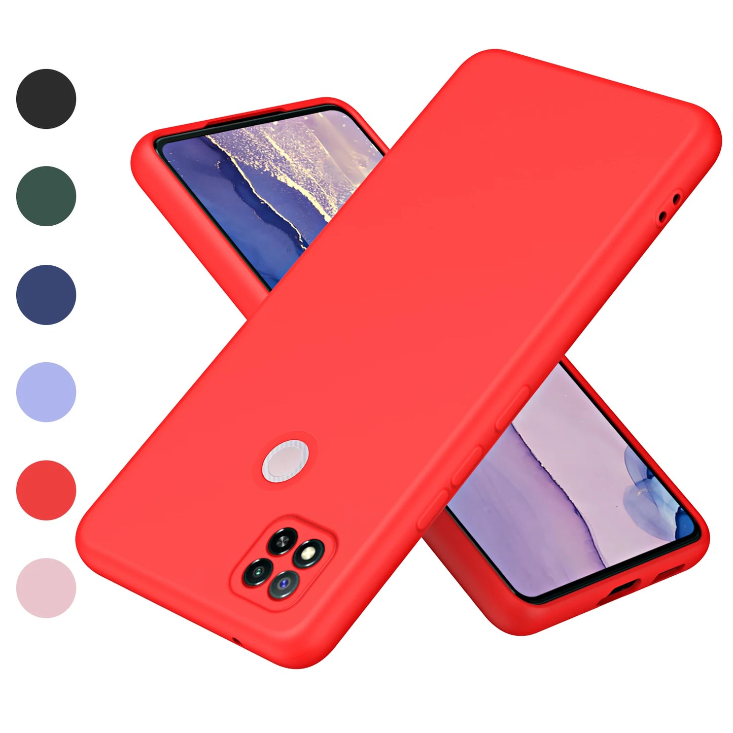 Funda Carcasa Silicona Líquida Suave Lujo para Xiaomi Redmi 9C NFC (Protección Cámara)