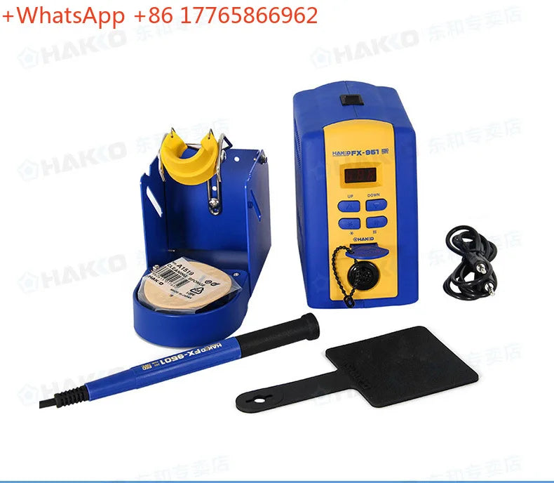 HAKKO FX951 Digital Soldering Station 100% Original 220v ESD Safe Electronic Welding Iron Lead-Free PCB Repair Tool