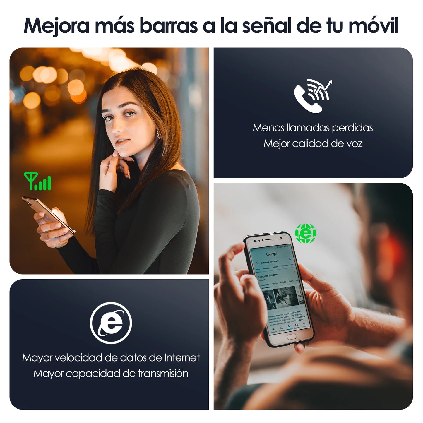 Kit Amplificador Señal Celular GoBoost 2G/3G/4G LTE GSM 700/850/1700/1900/2600 MHz (Chile)