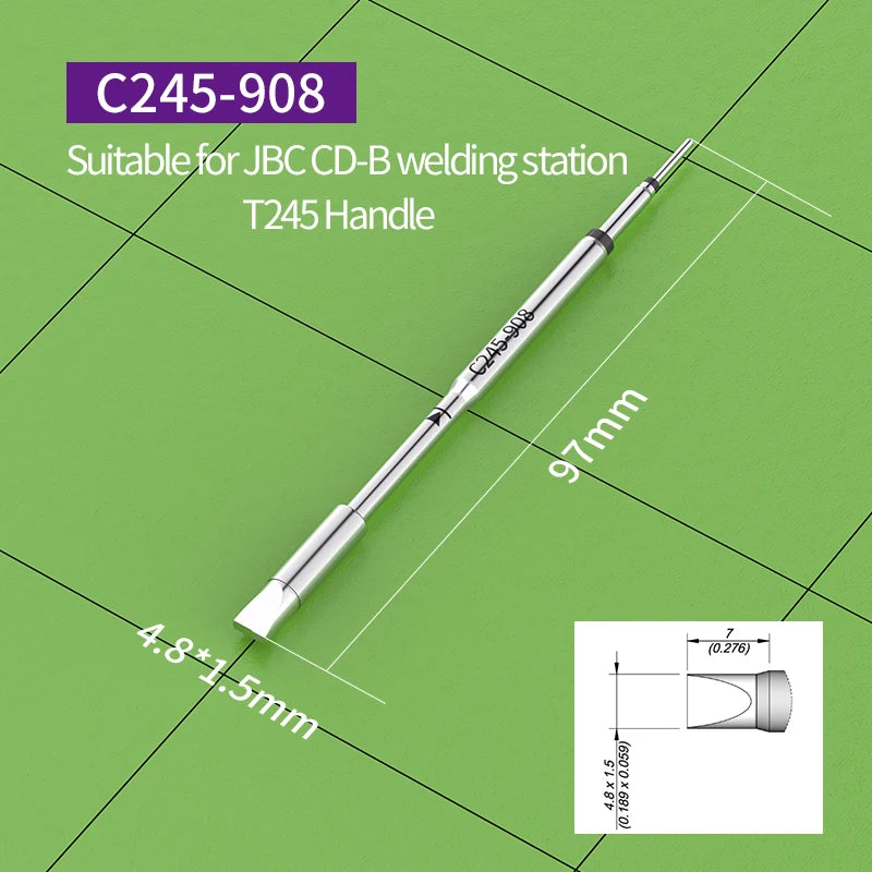 for JBC Soldering station soldering iron tip C245-944 C245-966 C245-407 C245-741 C245-755 756 compatibility JBC T245 Handles