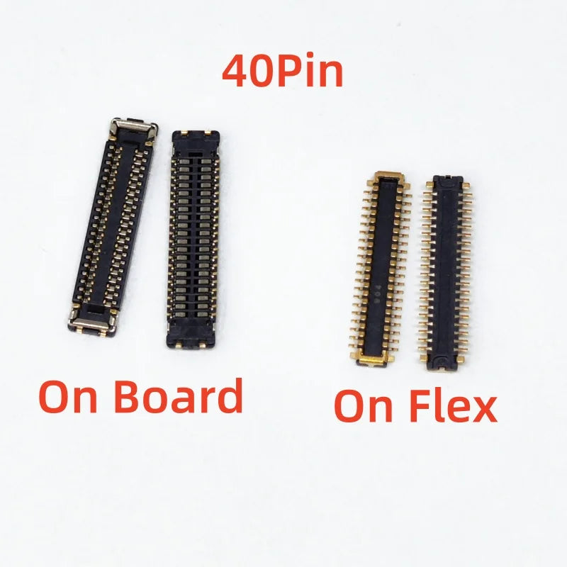 5-10Pcs 40Pin LCD Display Screen Connector MainBoard FPC For Xiaomi Redmi Note7pro note 7 pro Plug On Board