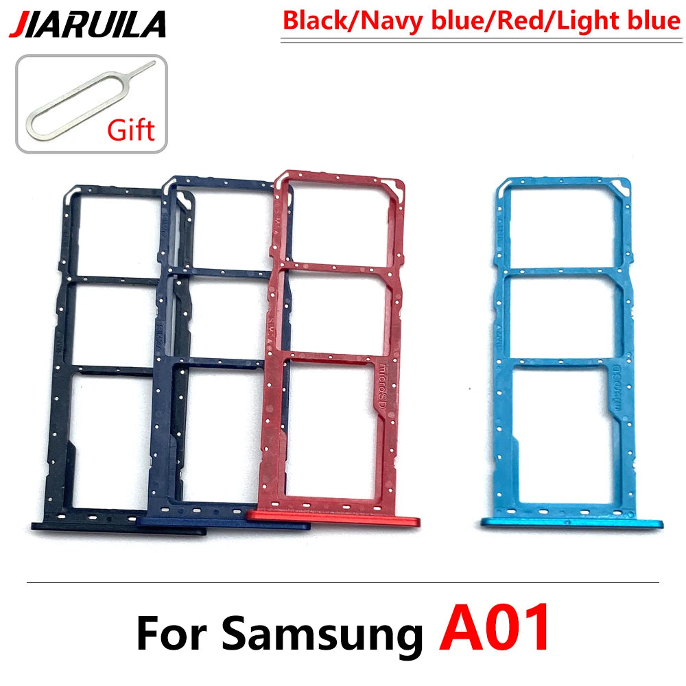 Bandeja Porta Doble Tarjeta SIM / SD (Repuesto con Pin) para Samsung Galaxy A01 Core / A02 / A11
