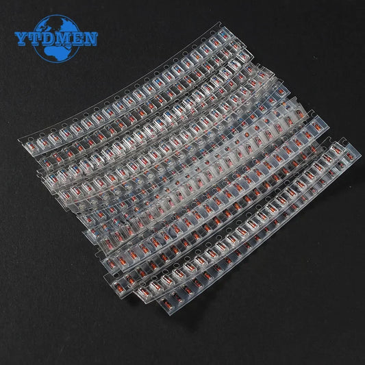 Kit Surtido Diodos Zener SMD LL34 (0.5W/1/2W, 3V-39V) 1N4148 (300 Unidades)