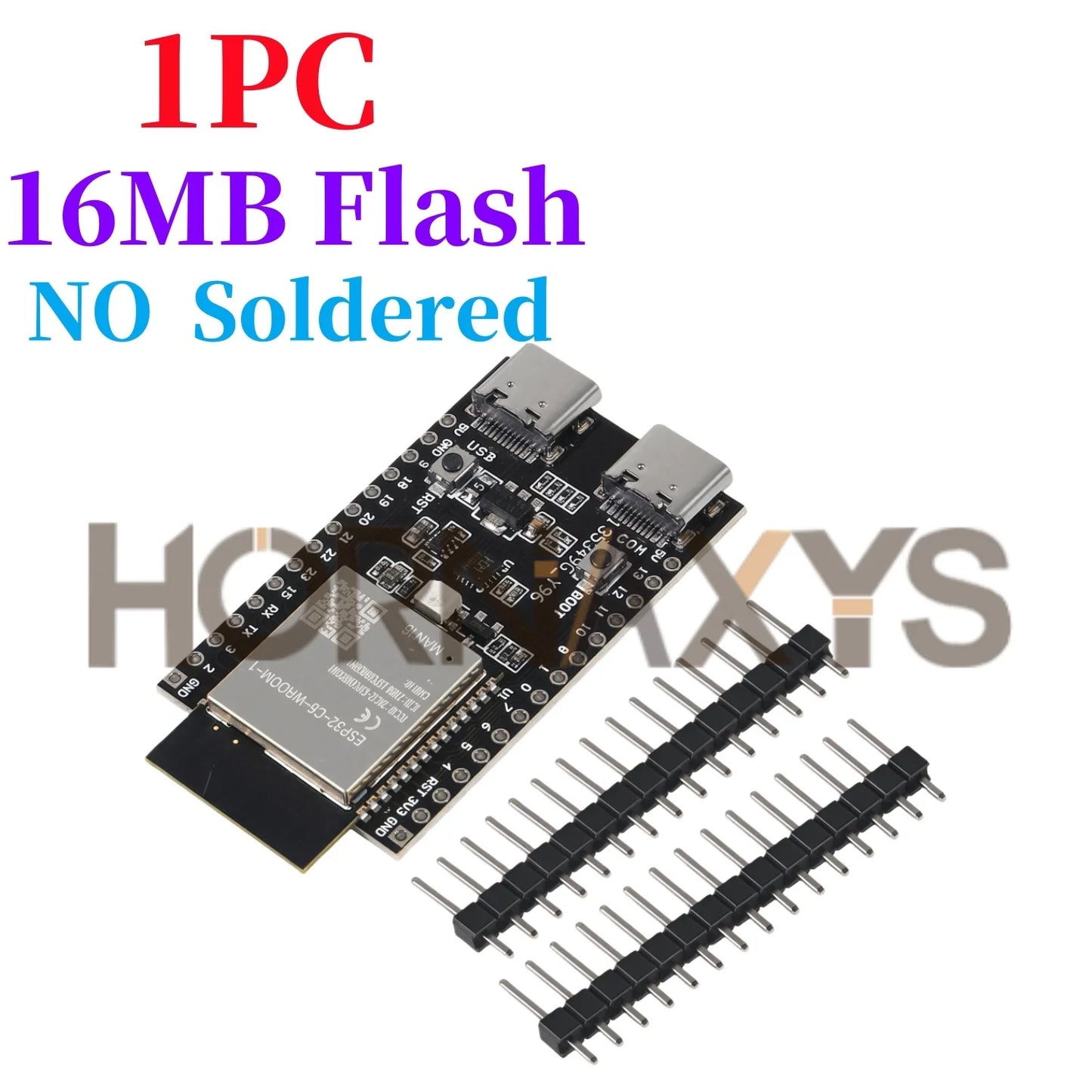 Placa Desarrollo ESP32-C6 Core (N4/N8/N16, 4/8/16MB) WiFi 6, Bluetooth, Zigbee compatible Nano Arduino